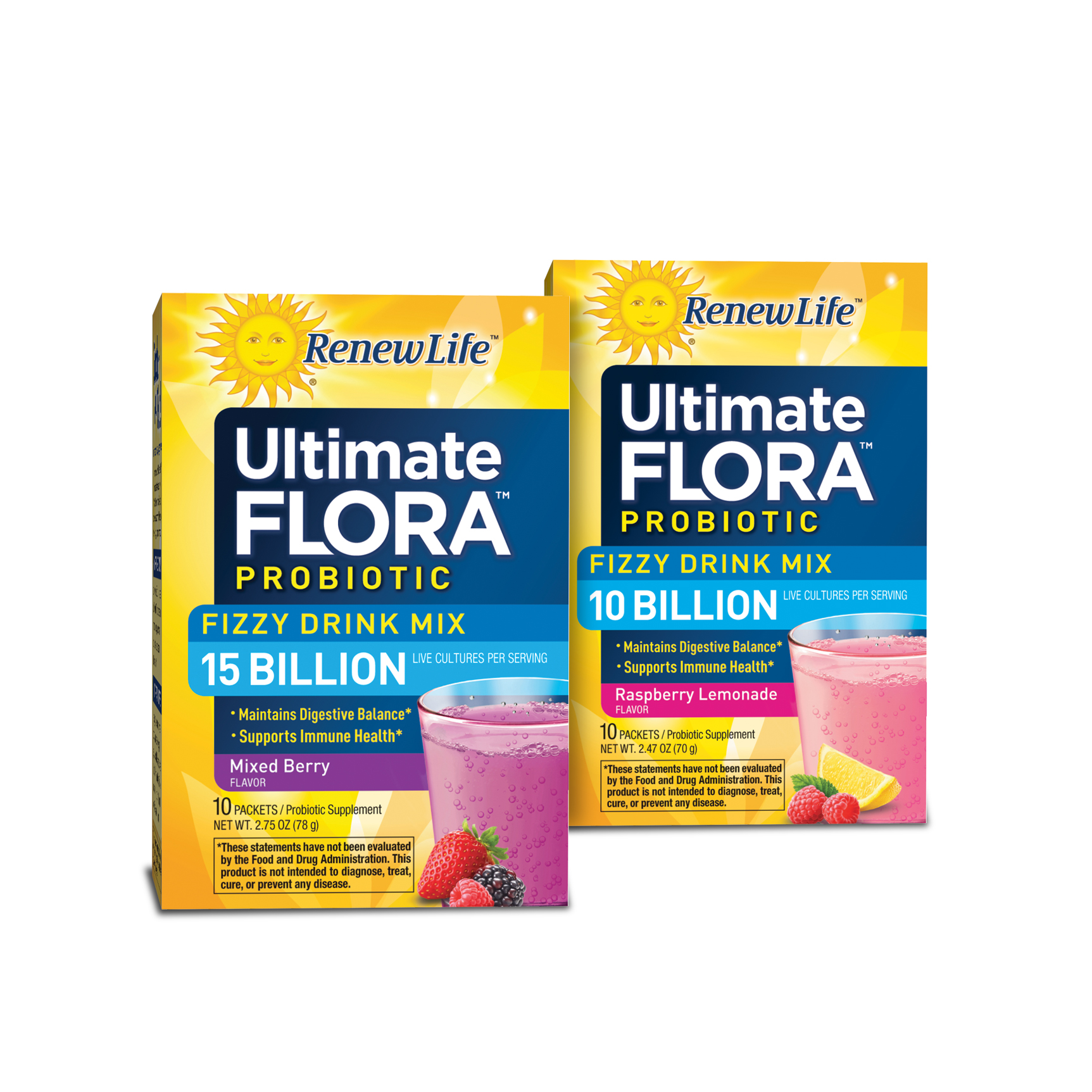 Renew Life Introduces Delicious Ultimate Flora™ Probiotic Fizzy Drink Mix